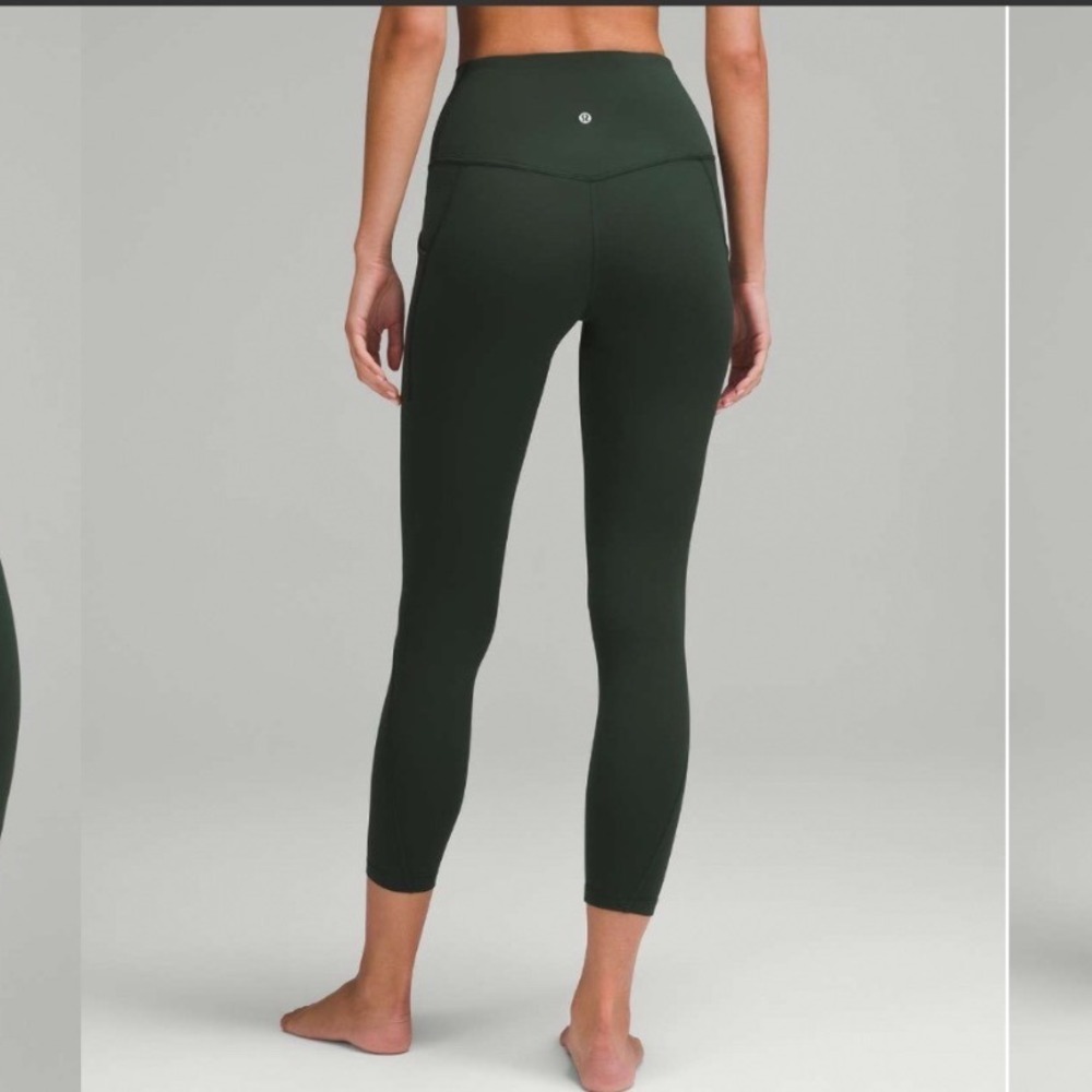 Lululemon Align High-Rise Pant with Pockets 25" Legacy Green Size 14 Nulu Yoga